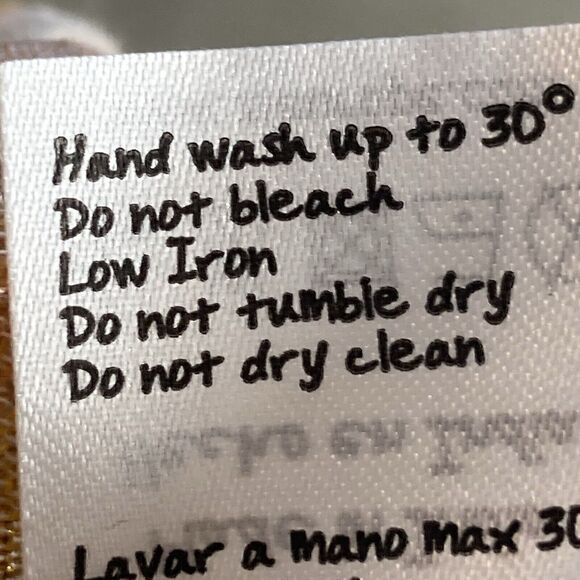 Z L Kaftan Dress Large Boho Striped Brown Multi Tie Neck Tassel Fringe Beach - Picture 8 of 9